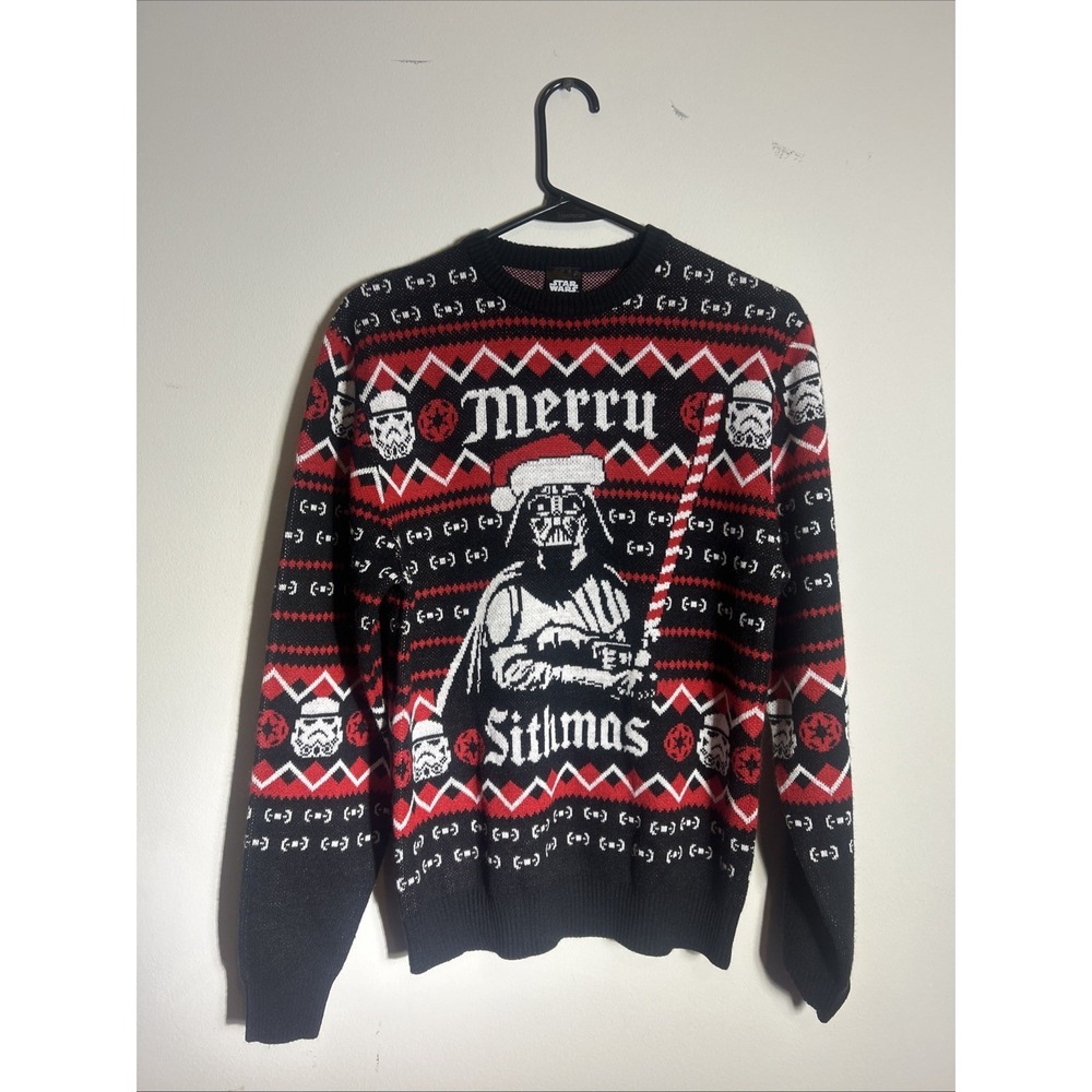 Star Wars Merry Christmas Sweater 'Sithmas' Men's Small